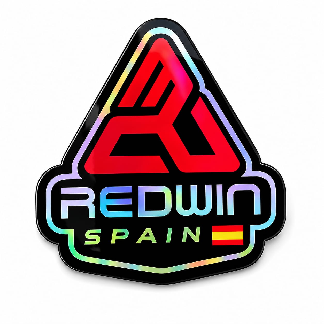 Pegatina holográfica Redwin Spain